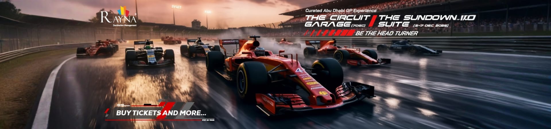 F1 Abu Dhabi The Circuit Garage And The Sundown...