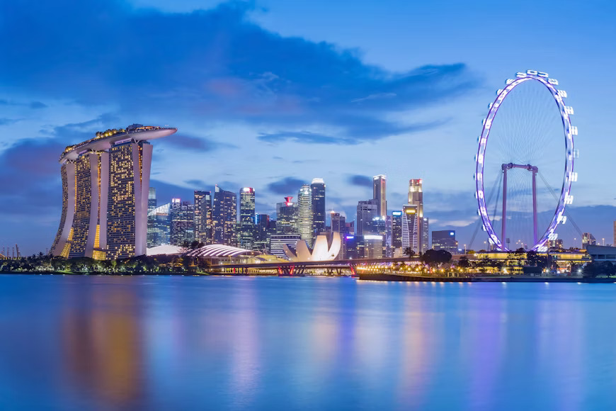 Singapore city view