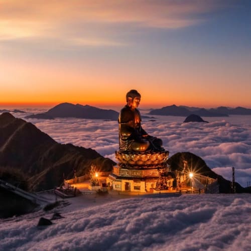 Mount Fansipan in Sapa, Vietnam