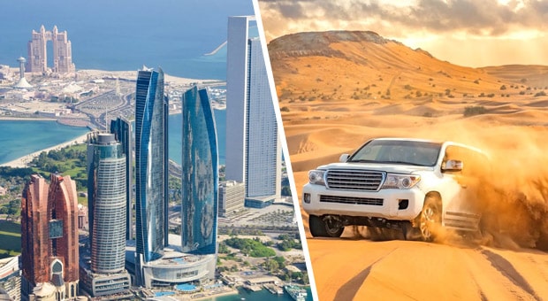 Book Abu Dhabi City Tour & Get Abu Dhabi Desert Safari for Only 145 AED