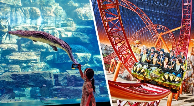 Book Dubai Crocodile Park and GET IMG Worlds for only AED 180