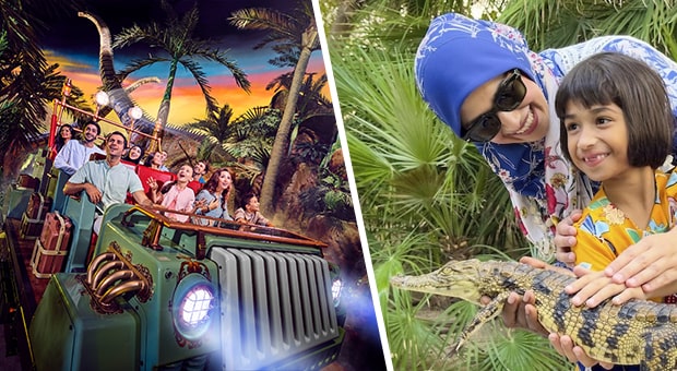 IMG Worlds Dubai + Crocodile Park