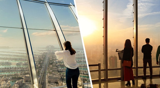 The View At The Palm with Burj Khalifa