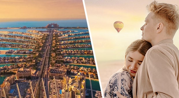 The View At The Palm with Hot Air Balloon Ride