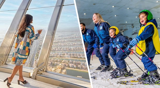 The View At The Palm with Ski Dubai