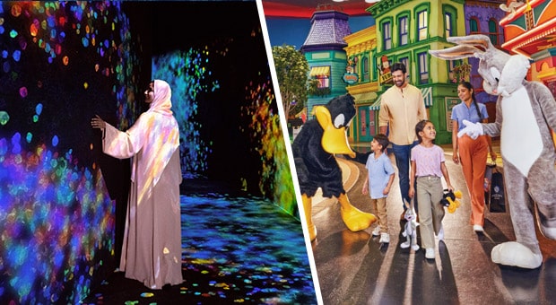 Teamlab Phenomena with Yas Island Any 2 Park Pass