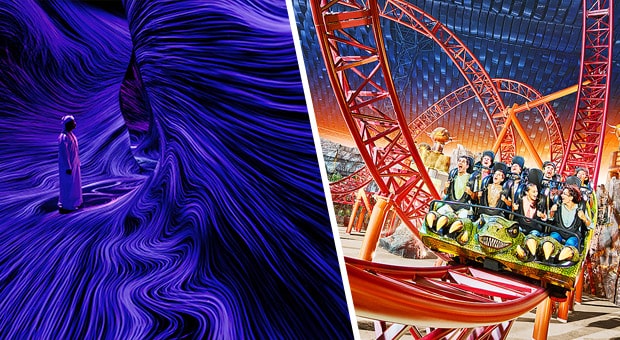 Teamlab Phenomena with Ferrari World