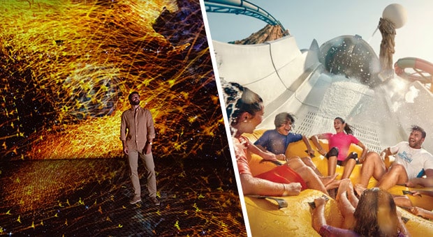Teamlab Phenomena with Yas Water World