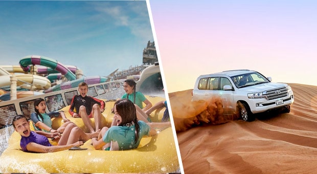 Yas Island Theme Park & Desert Safari Abu Dhabi